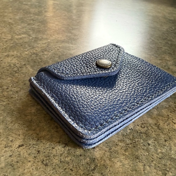 Portland Leather Molino Blue Lovebug plus Wallet - Picture 4 of 7